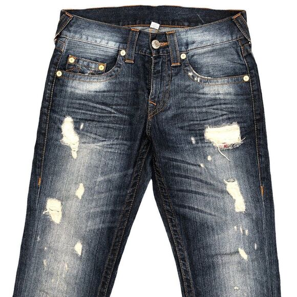 True Religion Jeans Size 29 SLIM Blue - Picture 7 of 10